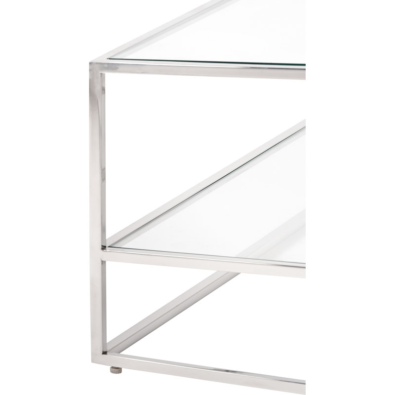 Yerkes Frame Coffee Table with Storage