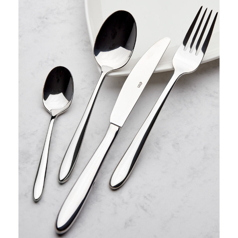 Arlow 24 Piece 18/10 Stainless Steel Cutlery Set Service for 6