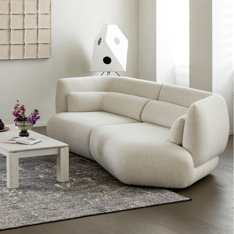 Canapé moderne simple et décontracté, H 31,1 po x l 110,24 po x P 51,18 po