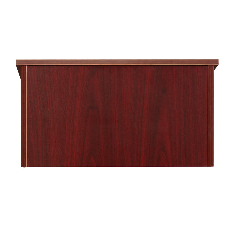 Mahogany 13.75'' Wood Tabletop Lectern with Storage