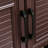 Nut-Brown Aluminum Shoe Storage