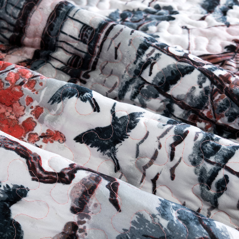 Floral Quilt Set