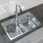 Cantrio KSS-522 Évier de cuisine à double cuve à montage en surface en acier inoxydable 304 calibre 18 de 31,25 po-20982720