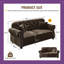 Canapé en velours 63 po Chesterfield-270445342