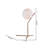 1-Light 20.6" Height Table Lamp With A Milk White Glass Globe Shade-127847628