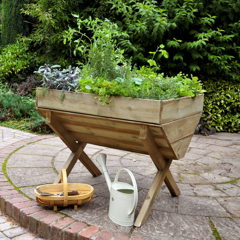 Handmade Wood Raised Garden Bed