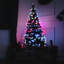 Lighted Artificial Pine Christmas Tree-91123973