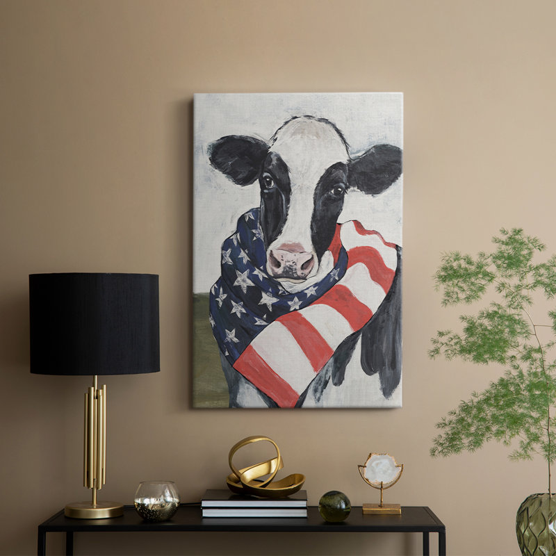 American Cow I - galerie sur mesure, H 60 po x l 40 po
