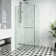 Monteray 30" W x 30" D x 73" H Hinged Frameless Shower Enclosure with 3/8  Clear Glass