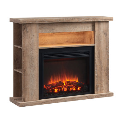 43.31'' W Electric Fireplace with 4500 BTU