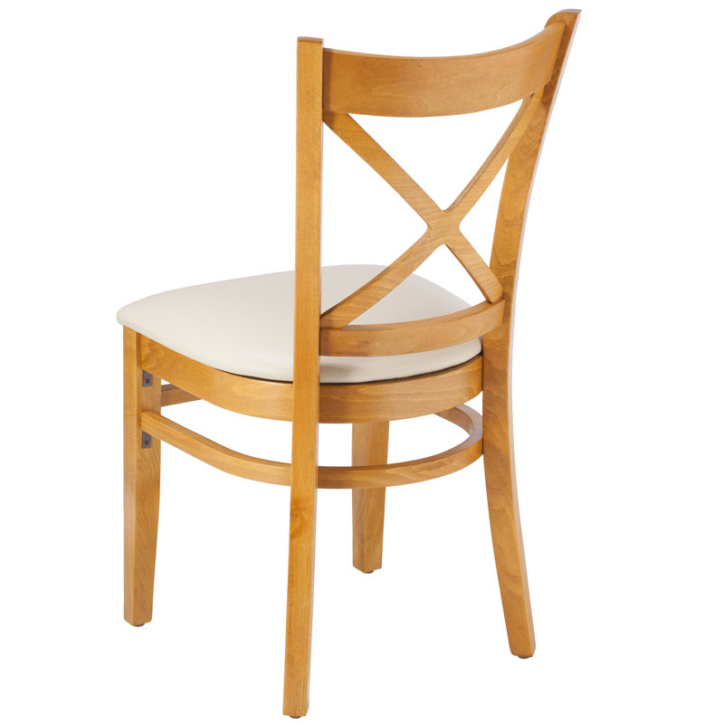 Hubbardston 18'' H Faux Leather Upholstered Beech Side Chair