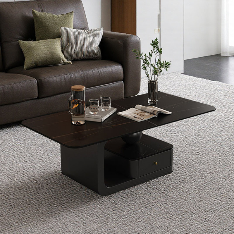 Chestertown, 16.53" H x 39.37" L x 21.65" W, Black/Gold, Black