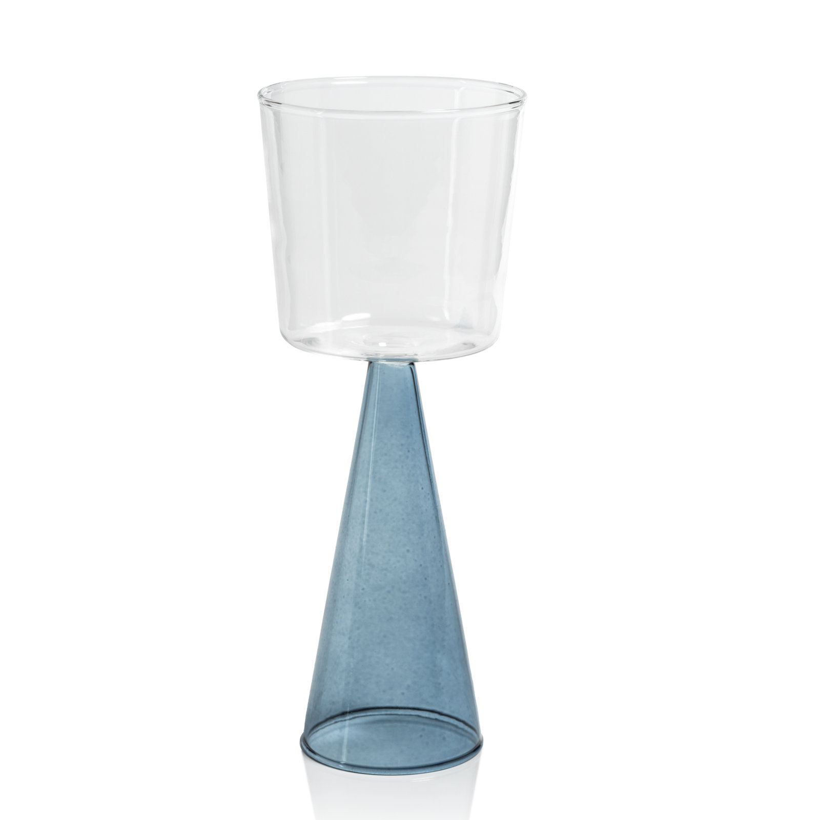 Monticello Red Wine Glass, Blue, 12.51 Oz