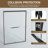 44-48 In. W X 72 In. H Double Sliding Shower Door, Semi-Frameless Bypass Bathroom Sliding Door With 1/4" (6Mm) Tempered Glass For Walk-In Shower-121415760