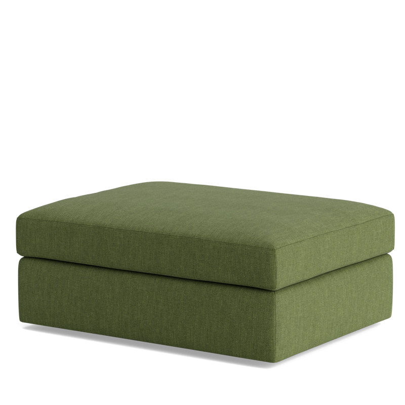 The OG Ottoman, Performance Weave - Basil