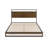 Daniel 37" Low Profile Bamboo and Metal Platform Bed-1166955125-1085059823