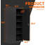 71'' Tool Steel Locking Cabinet With Doors And 4 Shelves
