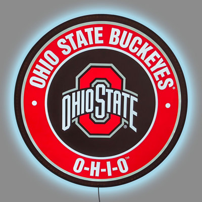 Ohio State O-H-I-O LED Lighted Sign