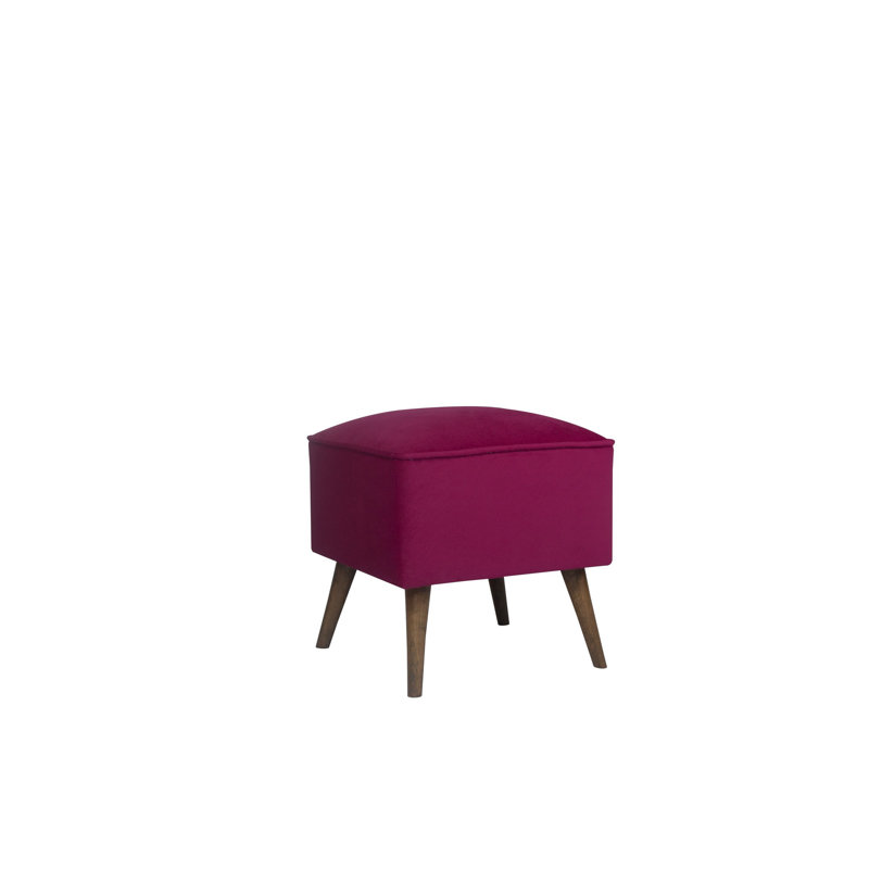 Repose-pieds Caspian, 100 % polyester mauve