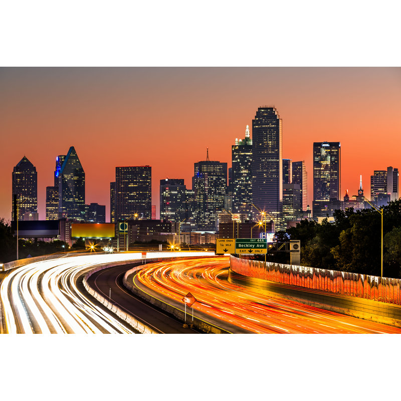 Libre Dallas, 07: 10Am par - Photographie sur toile tendue, H 8 po x l 12 po