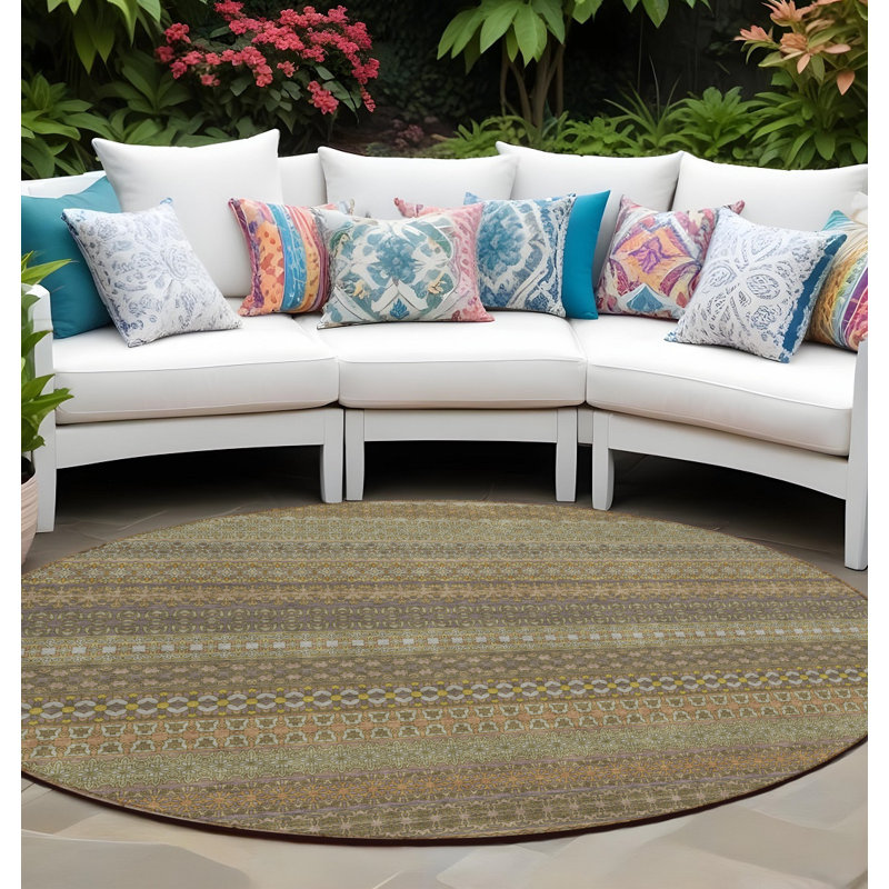 Tapis d'extérieur 8 po kaki
