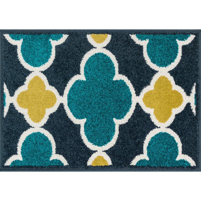 Laudenslager Geometric Indoor Rug, Rectangle 1'8" x 5'