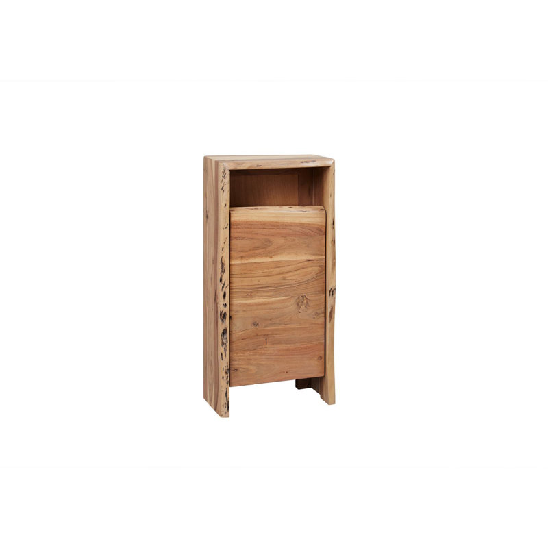 Pure Acacia Solid Wood Bathroom Cabinet, Ecru