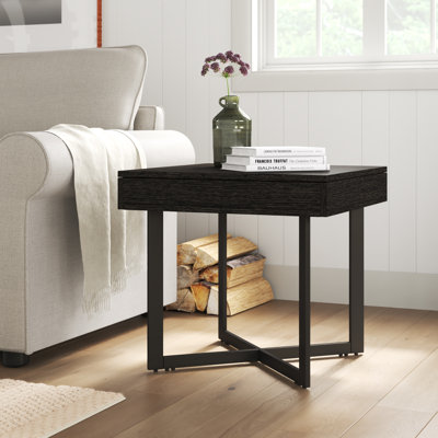 Table de bout avec rangement Hugo
