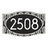 Frond Neohaus 1-Line Personalized Wall Address Plaque