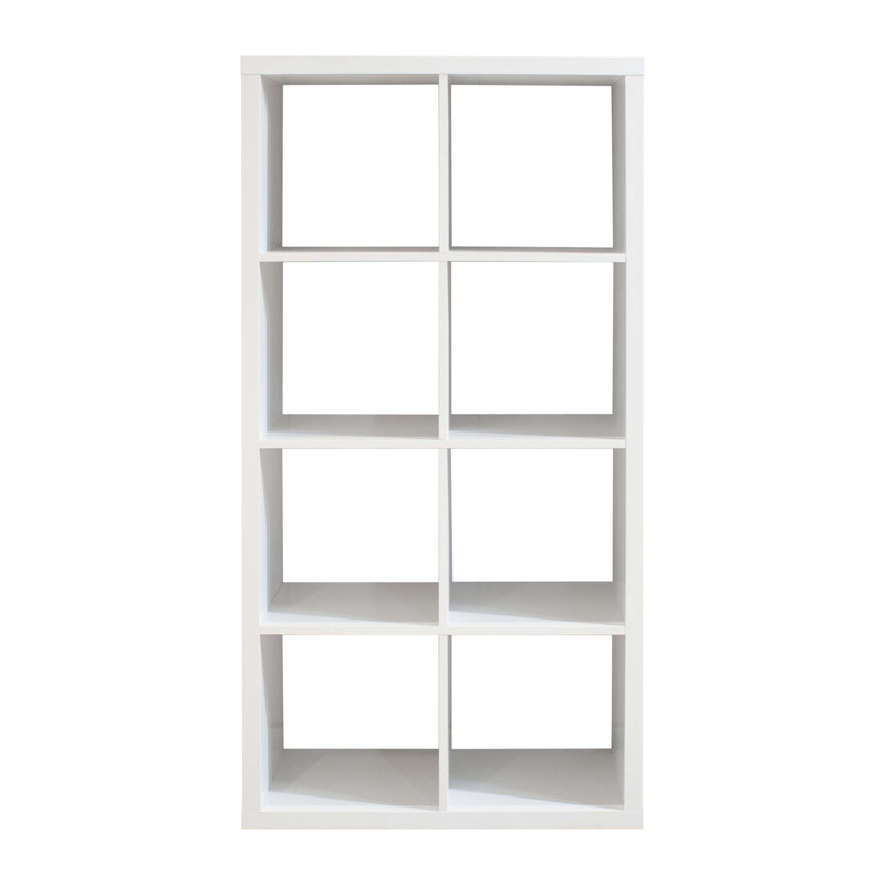 Rangement pour 8 cubes Smart Cube avec tablettes arrière ouvertes, Blanc