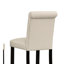 2 chaises en bois massif brun clair - design élégant, siège d'une largeur de 19 po, hauteur de 29,7 po, assemblage requis, toutes les pièces incluses, largeur de l'ensemble de 12,5 po