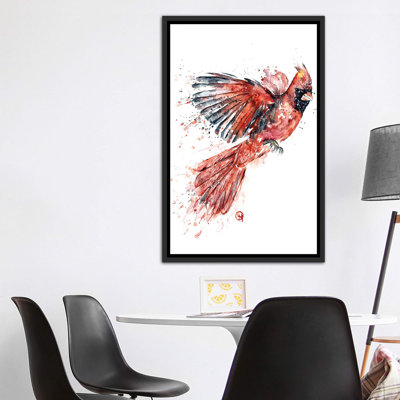 «Cardinal» par Lisa Whitehouse - impression d'art graphique