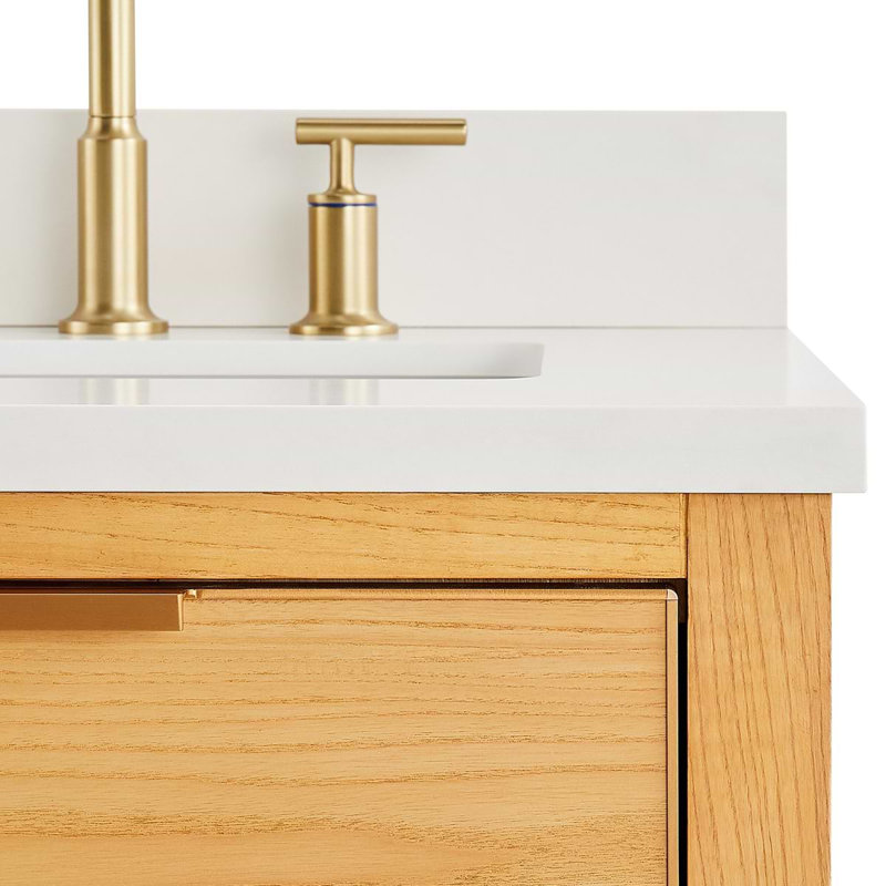 Dayton 24" Freestanding Standard Single Bathroom Vanity with Top
