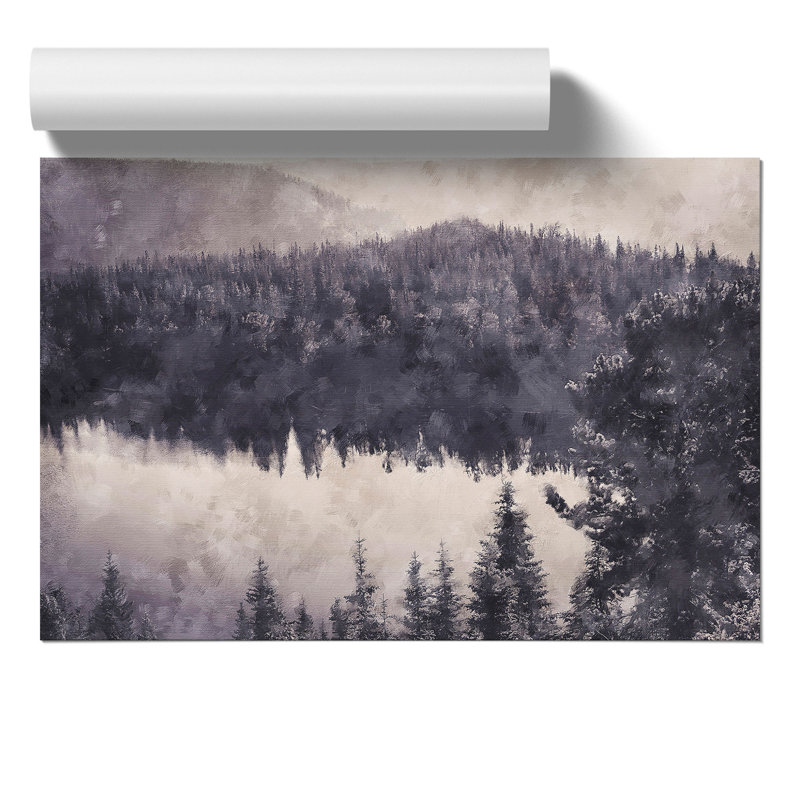 Forest And Lake Vol.2 - No Frame Print, 21cm H x 30cm W x 0.1cm D