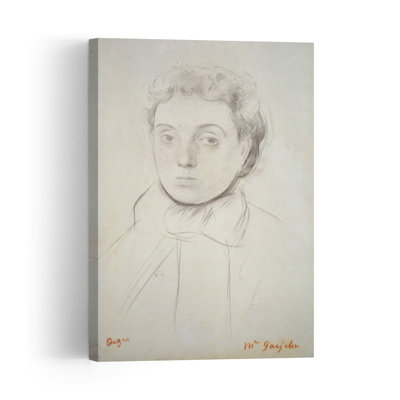 Portrait de Joséphine Gaujelin, avant 1867 - Estampe d'art mural abstraite contemporaine