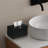 Black Rectangular Acrylic Tissue Box Cover Holder