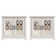Lopes Traditional Coordinated Storage Accent Cabinet 2 Piece Set