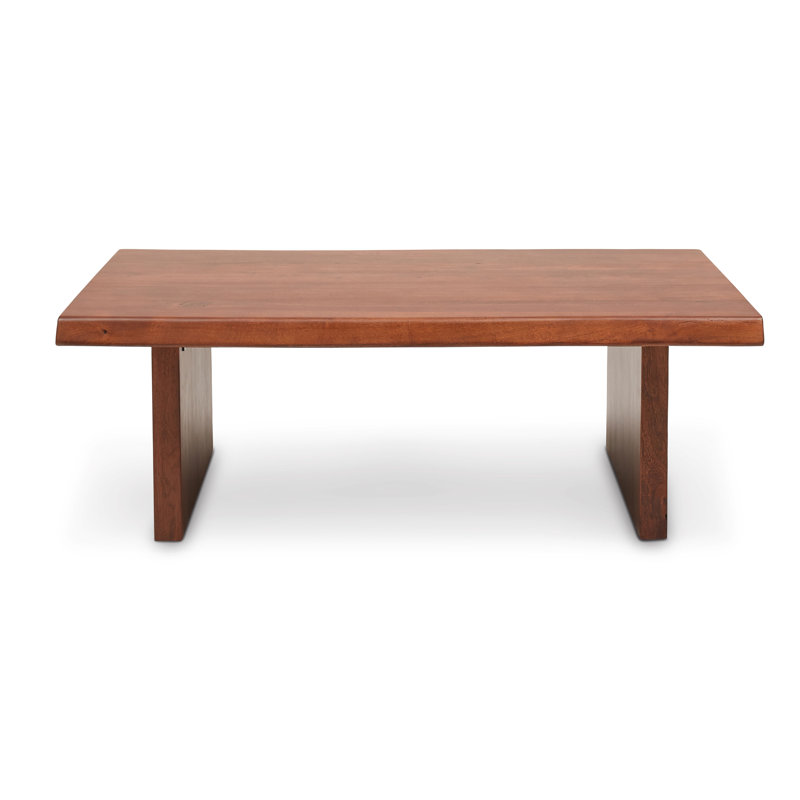 Colin Kentley Solid Wood Sled Coffee Table, Brown
