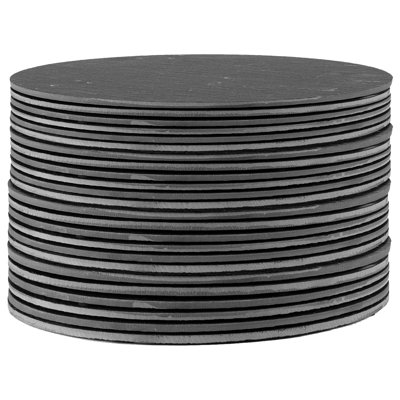 Cellular No Pattern Round Placemat