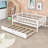 Aldora Wood Daybed with Twin Trundle and Fence Guardrails-2024933909-2024933911