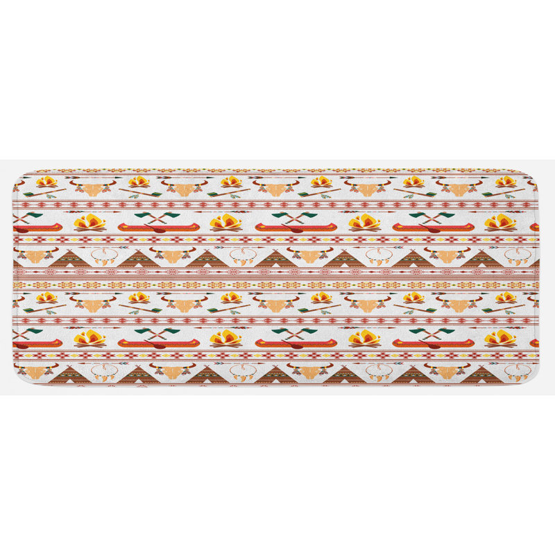 Tapis de cuisine tribal