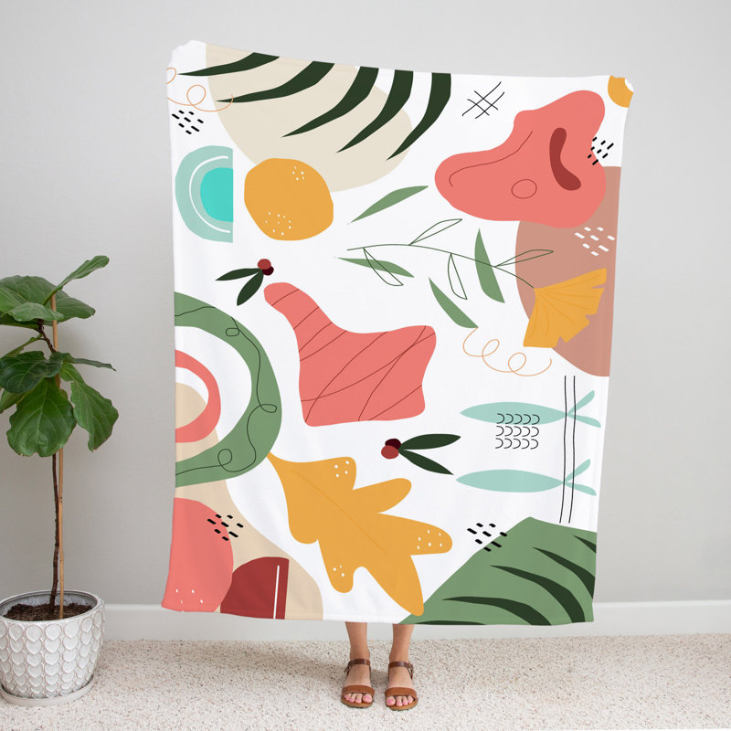 Throw Blanket, 80" L x 68" W