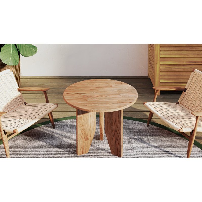 Solid Wood Table Top, Light Brown, 1.5cm H x 50cm W x 50cm D