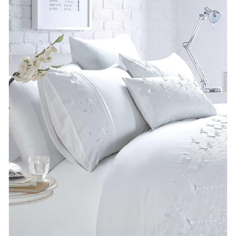 Rippeon No Pattern Duvet Cover Set with Pillowcases, Super King - 2 Standard Pillowcases