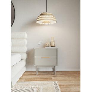 Pleshette Manufactured Wood Bedside Table