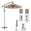 Parasol lumineux en porte-à-faux 118,2 po Evern