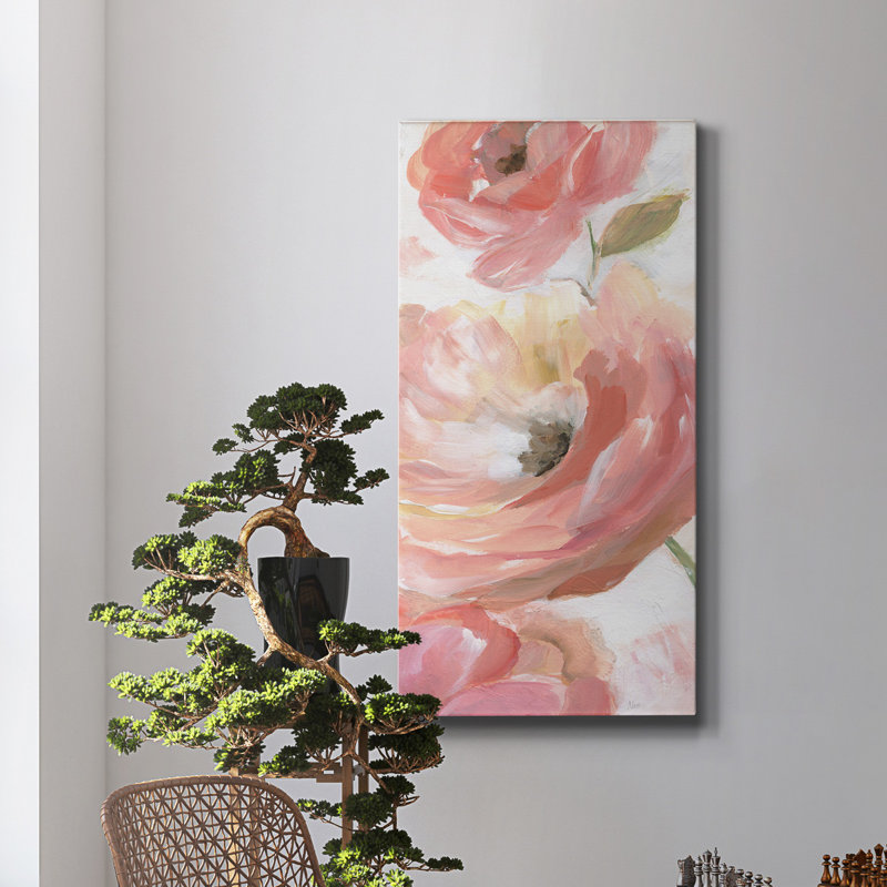 Blooming Coral I - Wrapped Canvas Print, 24" H x 12" W x 1.5" D