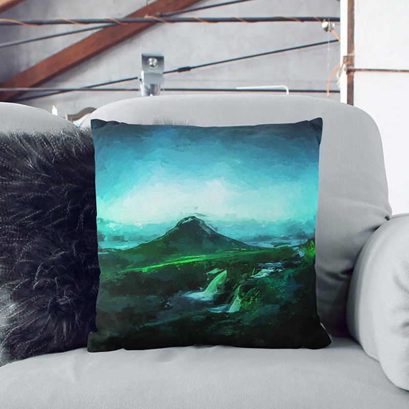 Square Throw Cushion, 55cm H x 55cm W x 20cm D