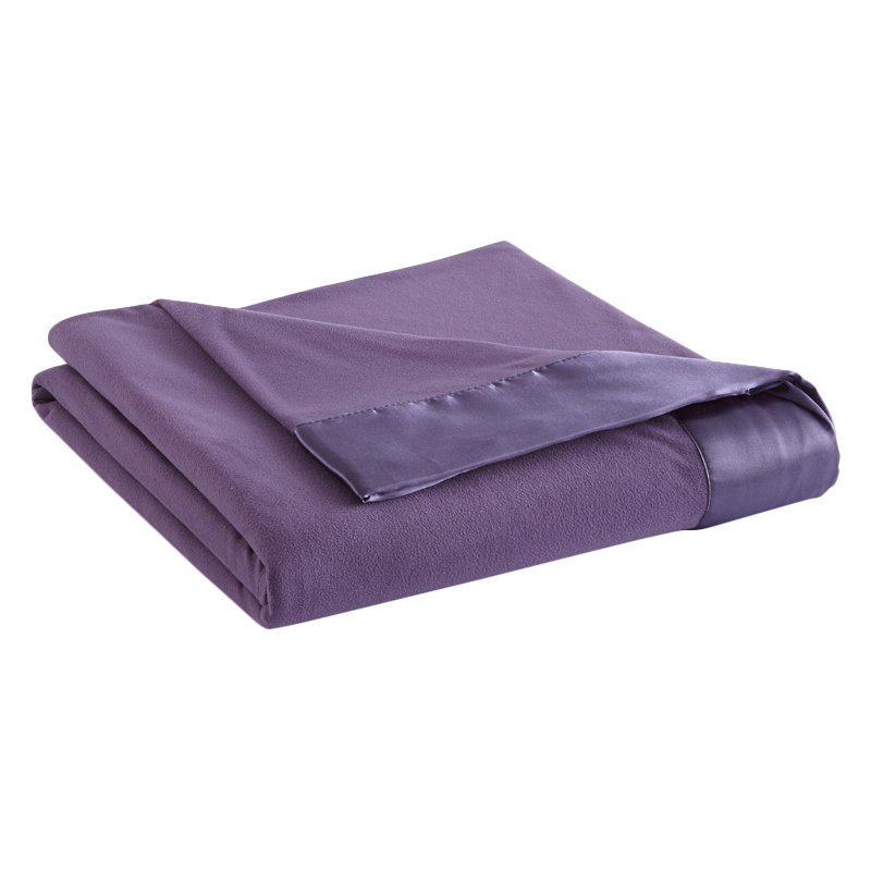 Couverture légère Micro Flannel® toutes saisons, Très grand lit, Plum