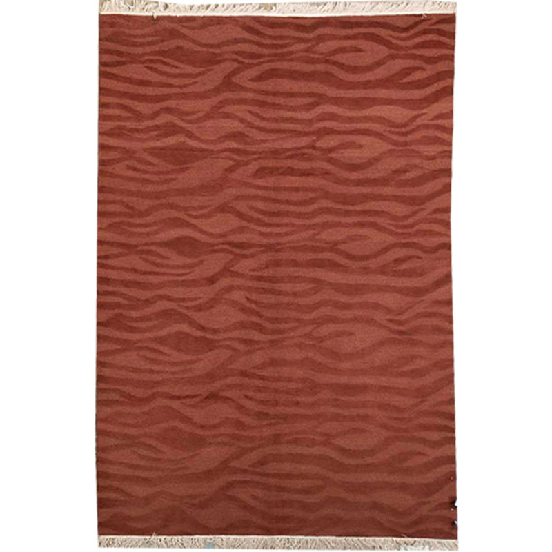 Tapis rouge noué à la main de haute qualité